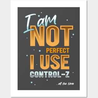 I am not perfect Posters and Art